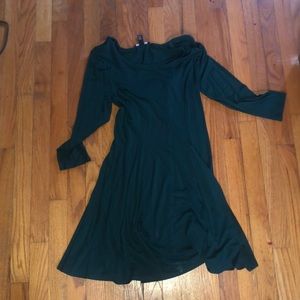 Dark green dress